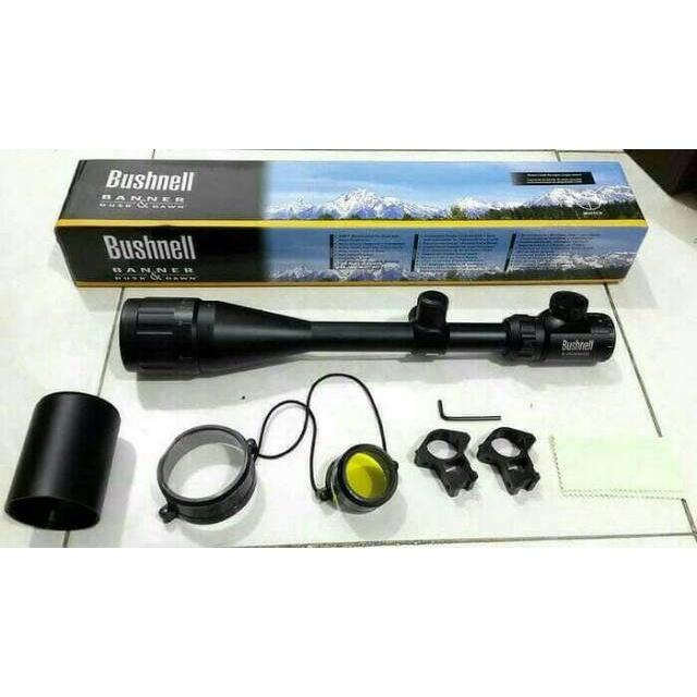 Teropong Teleskop Telescope Bushnell Sunshade 6-24X50 Aoeg