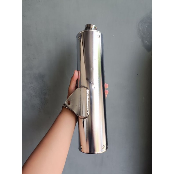 Knalpot Satria FU 150 CKD Original Bobokan pakai sarangan