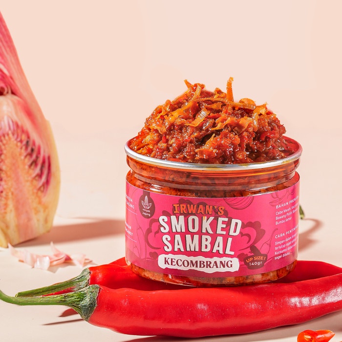 

Irwan'S Smoked Sambal 140Gr (Pedas Gledek, Kecombrang, Hijau Asap)