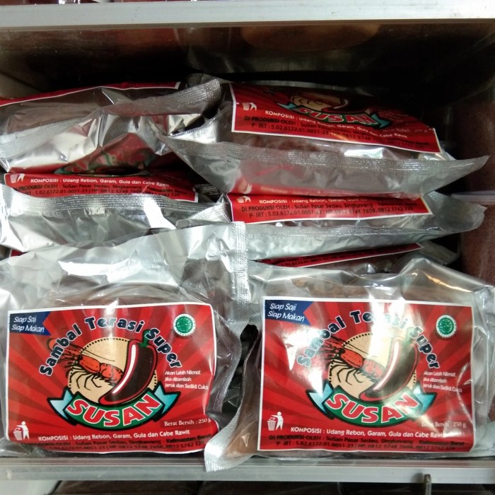 

Sambal Terasi Super Susan Singkawang / Belacan / Terasi Panggang