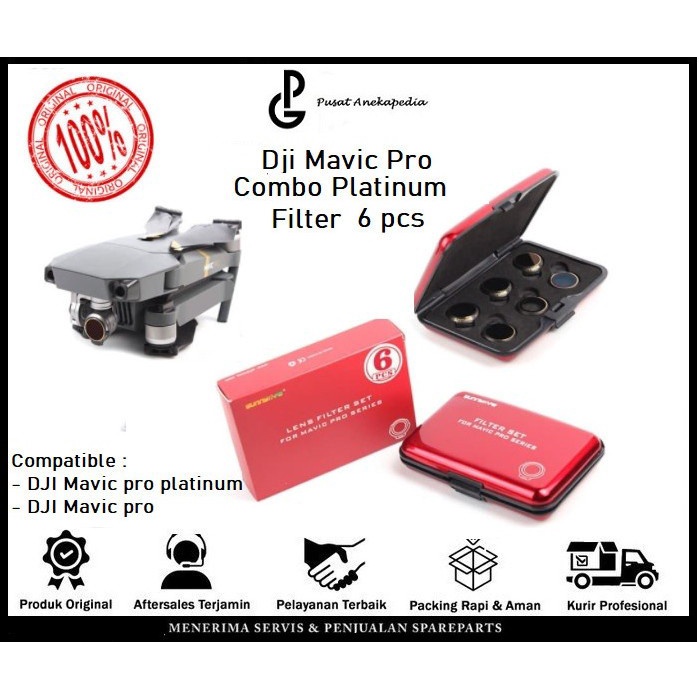 Ready Dji Mavic Pro Filter 6 Set - Dji Mavic Pro Combo Platinum Filter 6Pcs