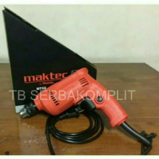 ✅New Ori Maktec Mt60 Mesin Bor Listrik 10Mm Mt 60 Bisa Putaran 2 Arah Bolak Terbatas