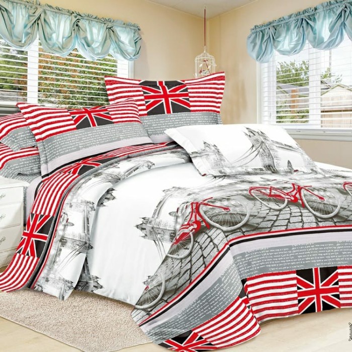 ✅Ori Sprei Halus Katun Jepang 2In1 Sorong 120X200 Rumbai 120X200 Bridge Berkualitas