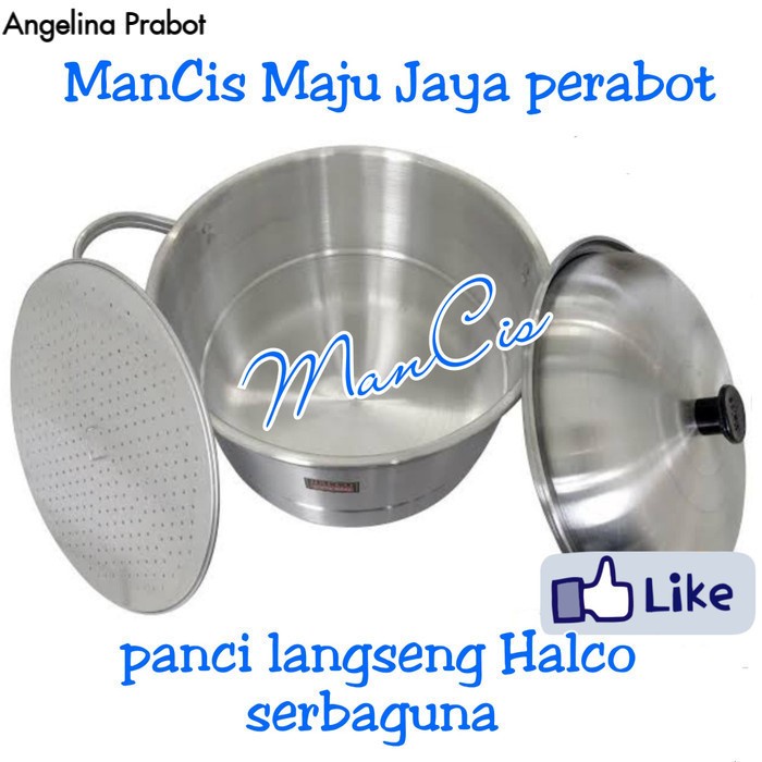 Terbaru Panci Halco Serbaguna 32 Cm / Langseng / Kukusan Alumunium / Dandang Promo Terlaris