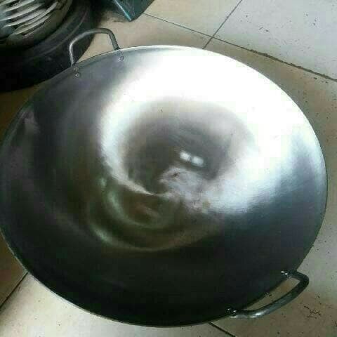 ✅Ready Wajan/Kuali Baja 55 Baja Putih Diskon