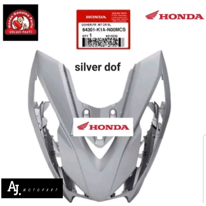 ✅Termurah Tameng Beat New K1A 2020 2021 2022 Warna Silver Doff 64301-K1A-N00Mcs Terbaru
