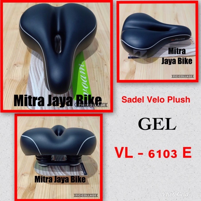 ✅Sale Sadel Sepeda Velo Plush Gel Vl 6103E Suspensi Berkualitas