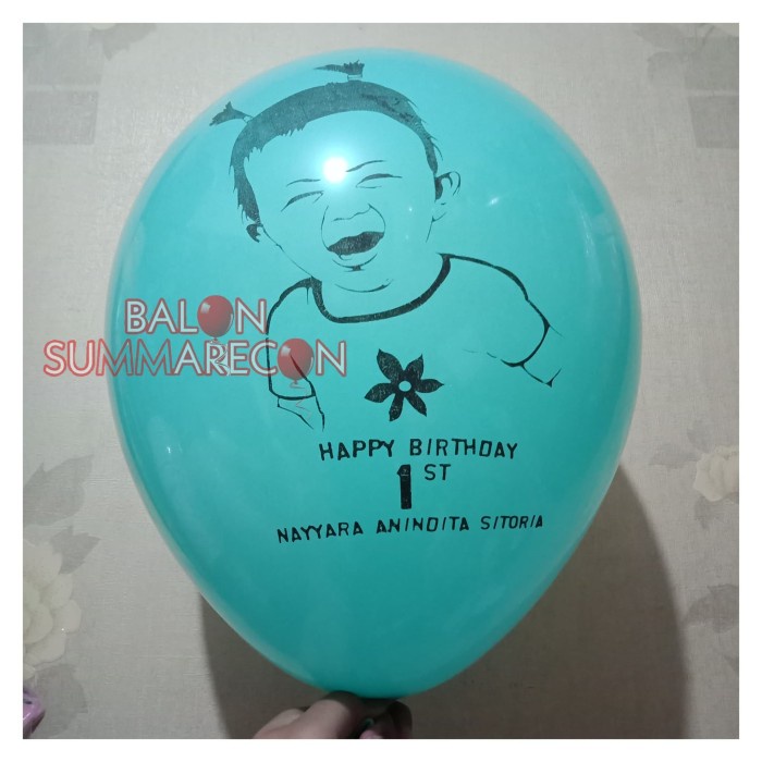 ✅Ready Balon Sablon Custom Ulang Tahun Terbatas