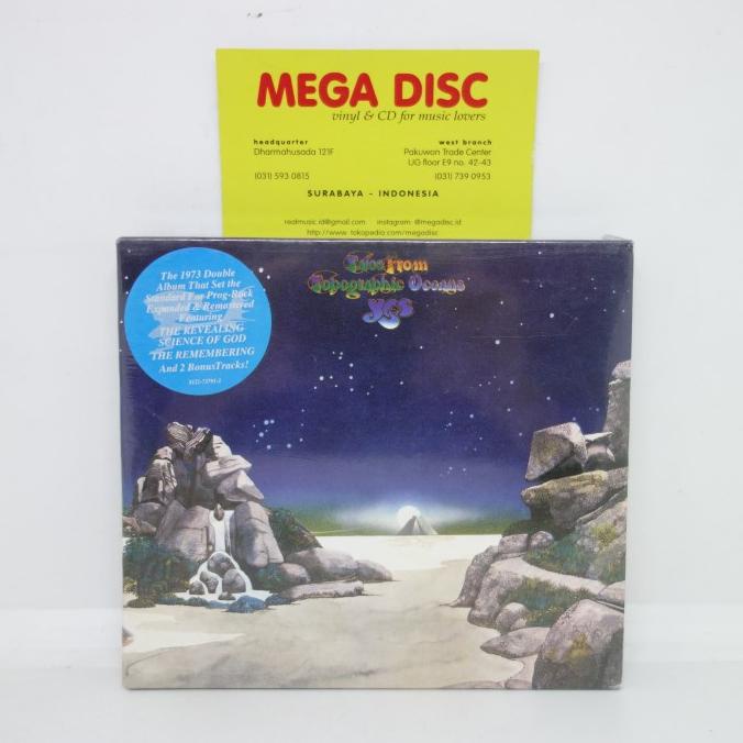 (MEDI) CD YES TALES FROM TOPOGRAPHIC OCEANS ALBUM AUDIO MUSIC 2CD