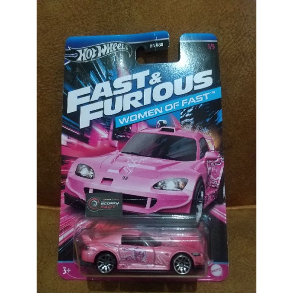 HotWheels Fast&Furious WomenOfFast HONDA S2000 (Suki Pink)