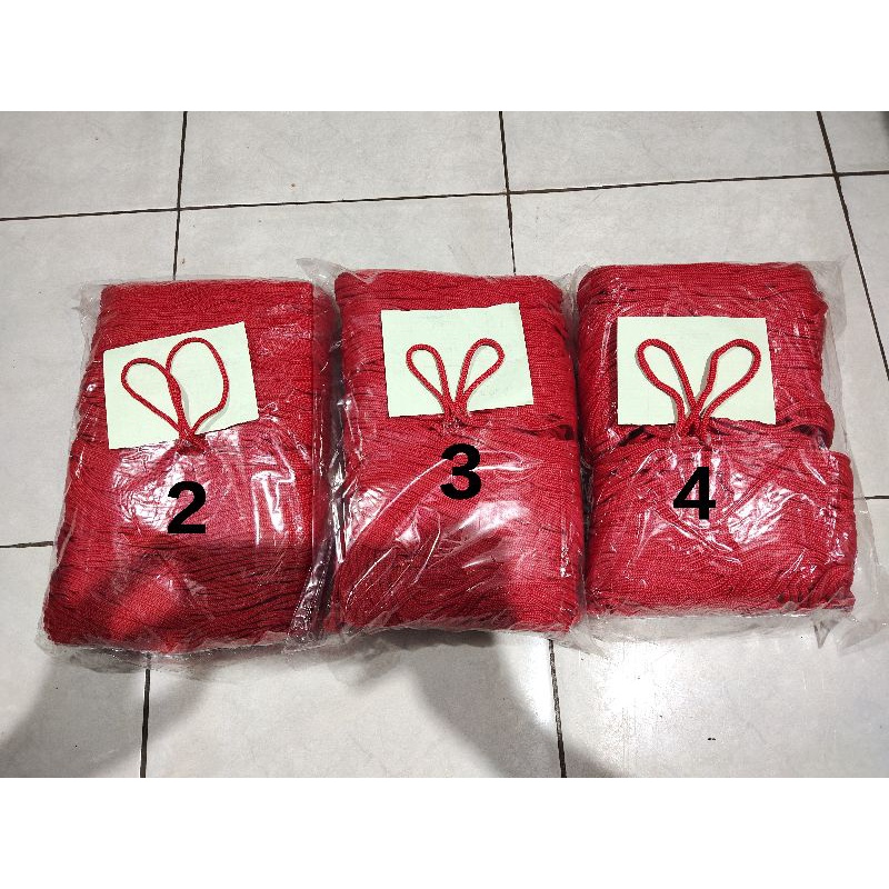 Talikur Makrame 1 kg (2benang, 3benang, 4benang) Warna-warni