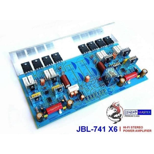 Kit Power Jbl-741 X6 Power Amplifier Stereo 600W Jbl741 X6 Tr Toshiba Berkualitas