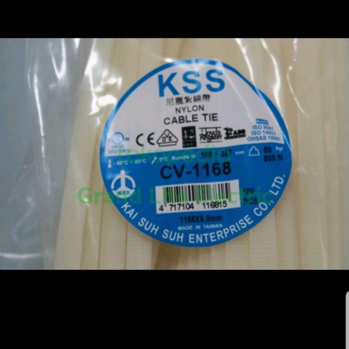 

✨Ready Kabel Ties/Kabel Tis/Cable Tie Cv1168 Kss 120Cm Cv1168 Tebal 9 Terbaru