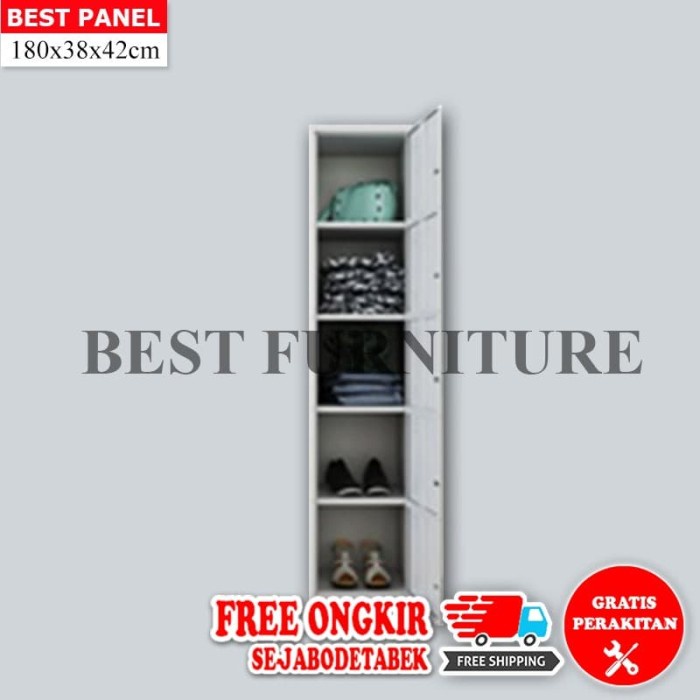 

✨Ready Best Locker Filing Cabinet Stainless Besi Anti Banjir 5 Pintu Limited