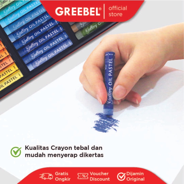 

GREEBEL CRAYON KRAYON ARTIST OIL PASTEL (72 WARNA)UNTUK ANAK NON TOXIC ORIGINAL TERBARU