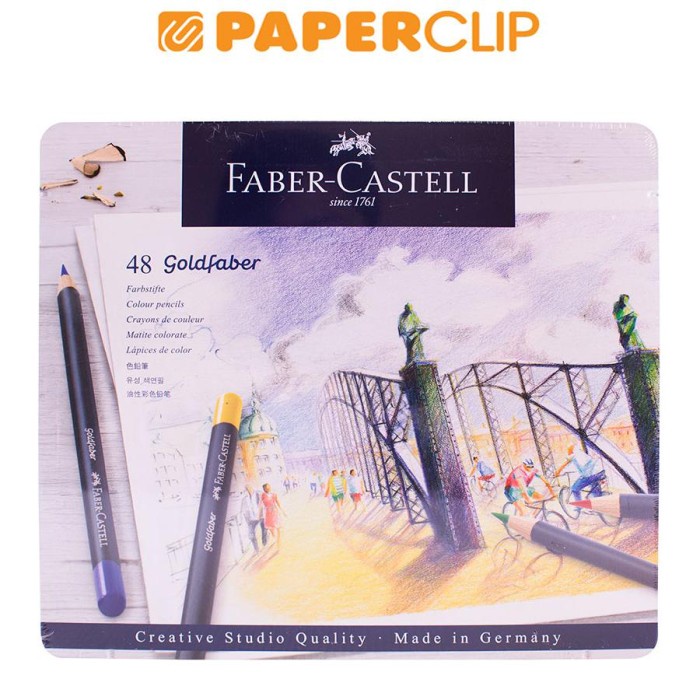 

✨Ready Pensil Warna Faber Castell Set 114748 48C Goldfaber Terbaru