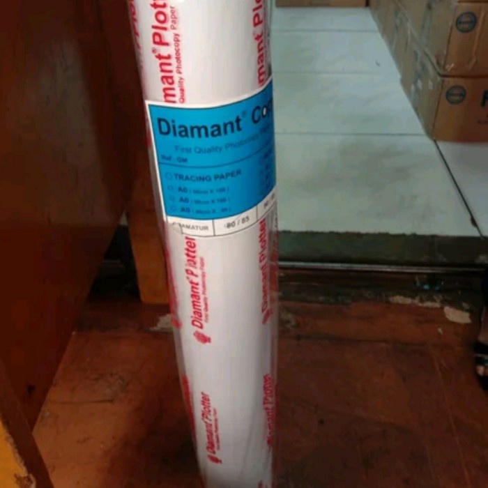 

✨Sale Promo Diamant Plotter.Kertas Kalkir 80Gsm.A1.62Cm X 50M Terbatas