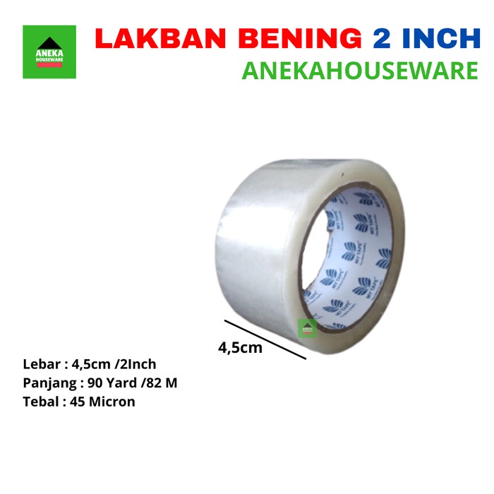 

✨Sale Lakban Bening 2 Inch 90 Yard Dusan Isi 72Roll My Tape Limited