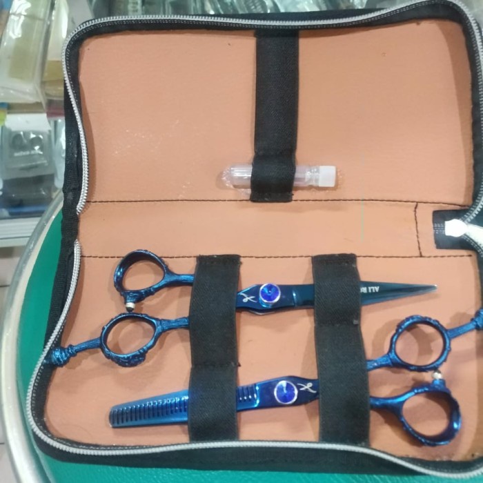 

✨Ready 1 Pasang Gunting Impor Pakistan Stanlis Biru Super. Terbatas