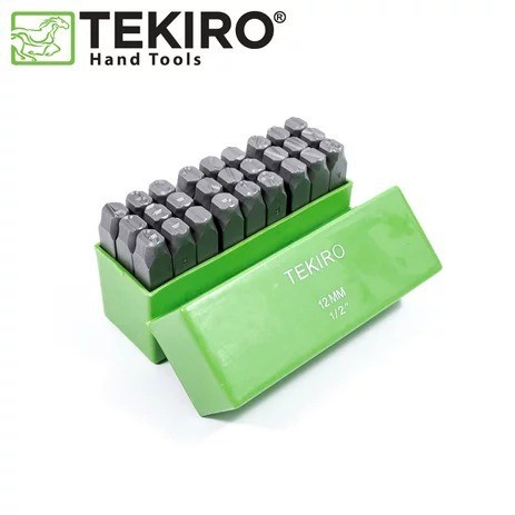 

✨Ready Tekiro Huruf Ketok 12 Mm Alfabet A Sd. Z Isi 26 Pcs - Letter Punch Set Terbatas