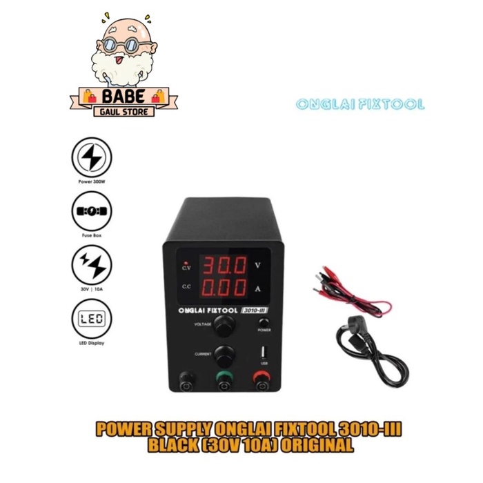 ✨Ori Power Supply Onglai Fixtool 3010-Iii 30V 10A Original Terbaru