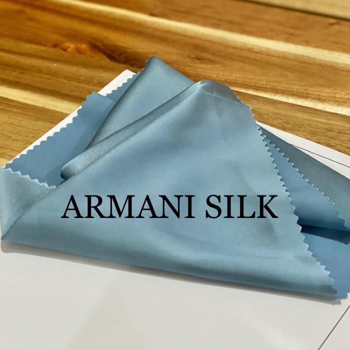 ✨New Ori Kain Armani Silk Premium Armani Silk Roll Premium Silk Roll An /Meter Terbaru