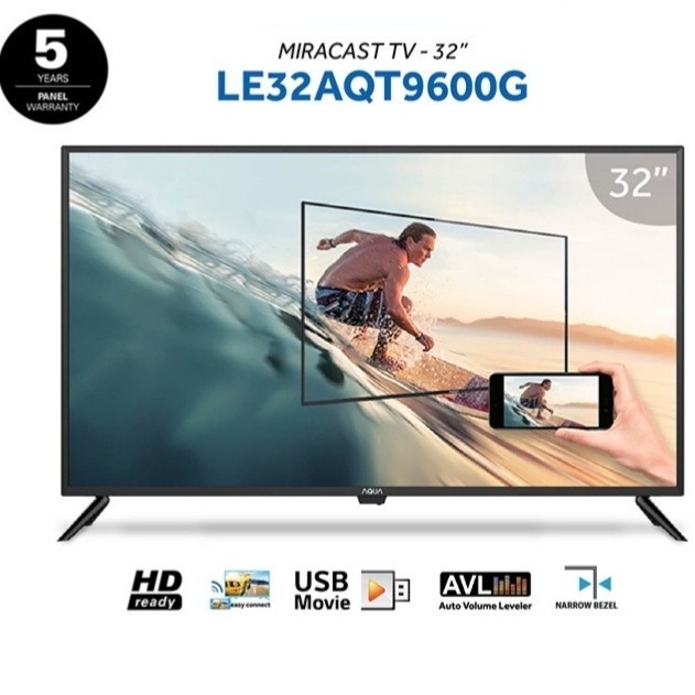 ✨New Led Tv Aqua 32Inch Digital 32Aqt9600 / 32-Aqt9600 / 32 Inch Berkualitas