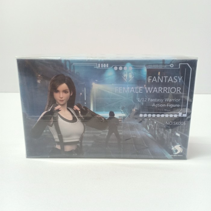 ✨Baru Figure 1:12 Shark Toys Tifa Sk005 Tifa Fantasy Female Warrior Berkualitas