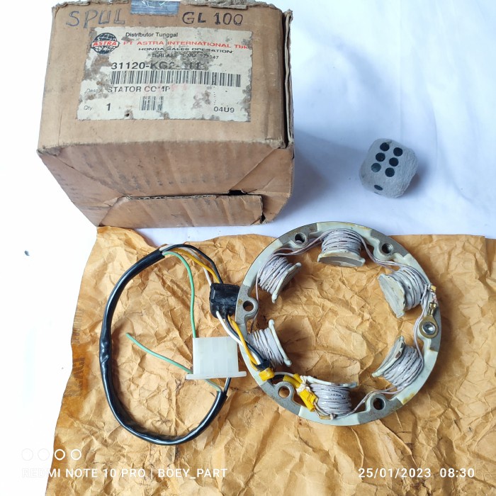 ✨Baru Spul Spull Spol Spool Assy Honda Gl100 Gl125 Gl 100 125 Original Nos Diskon