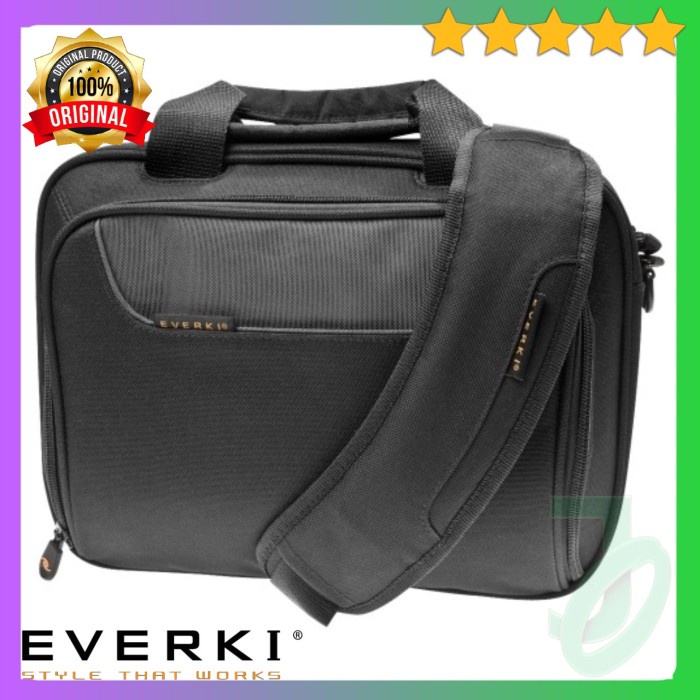 ✨New Briefcase Pria Tas Laptop 11.6 Inch Everki Ekb407Nch11 Original Limited