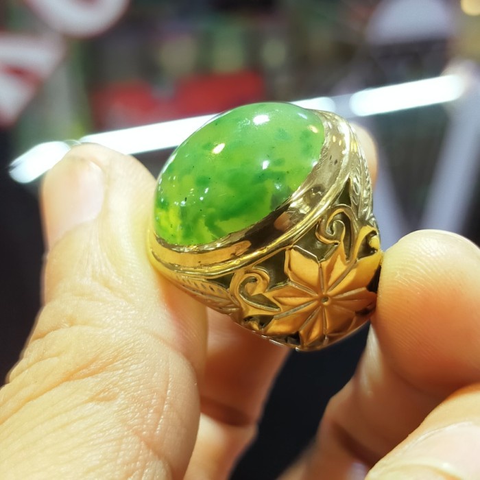 ✨Termurah Cincin Batu Sungai Dareh Totol Seledri 100 Original Terbaru