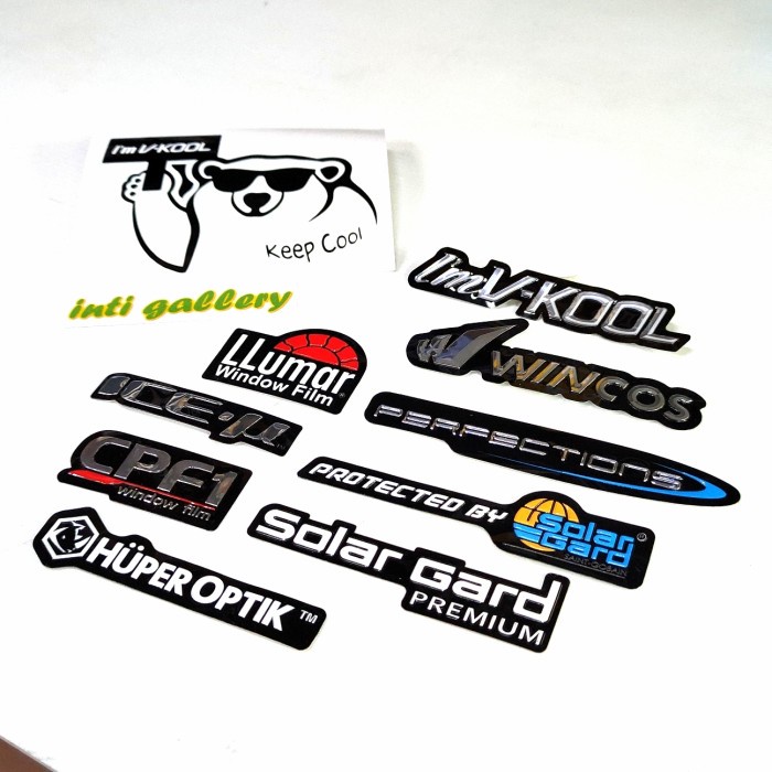 Stiker Kaca Film Mobil Sticker Solargard Lumar CPF1 Original (Gallery Inti Nissan Parts)