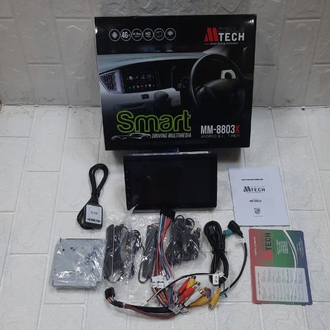 ✅Ori Head Unit Android 7 Inch Mtech Berkualitas