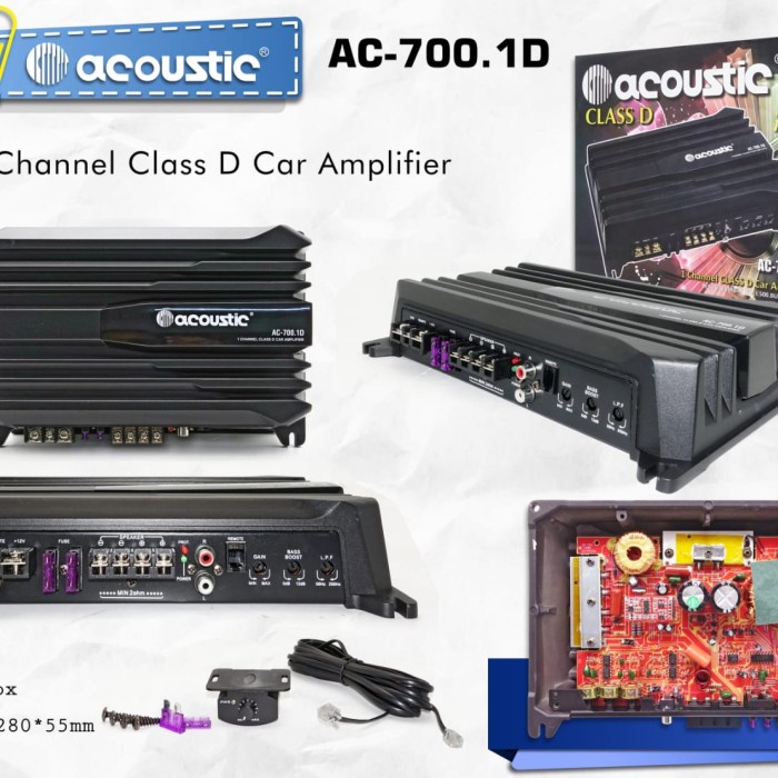 ✅Ori Monoblock Acoustic Ac 700.1 D - Dinasti Audio Diskon