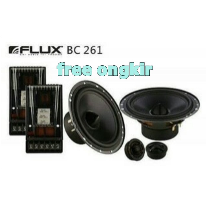 ✅New Ori Speaker Split 65 Flux 2 Way Bc 261 / Bc-261 Made In German Terbatas