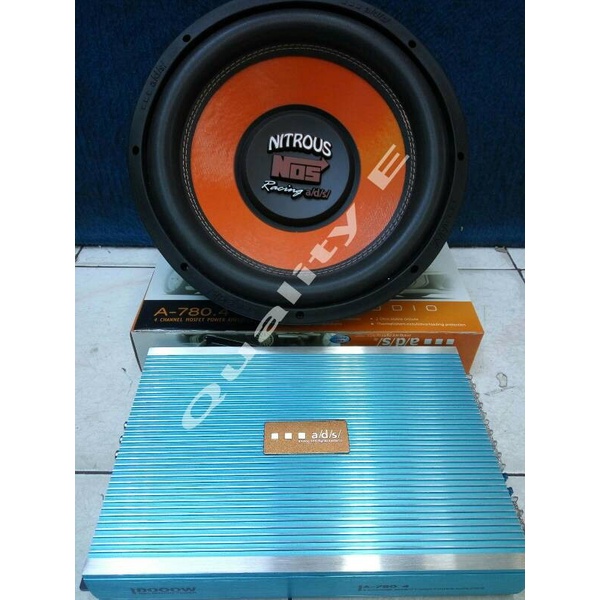 ✅Ori Paket Ads Power 4Ch 10000 Watt  Sub 12 Inch Nitrous Terbaru