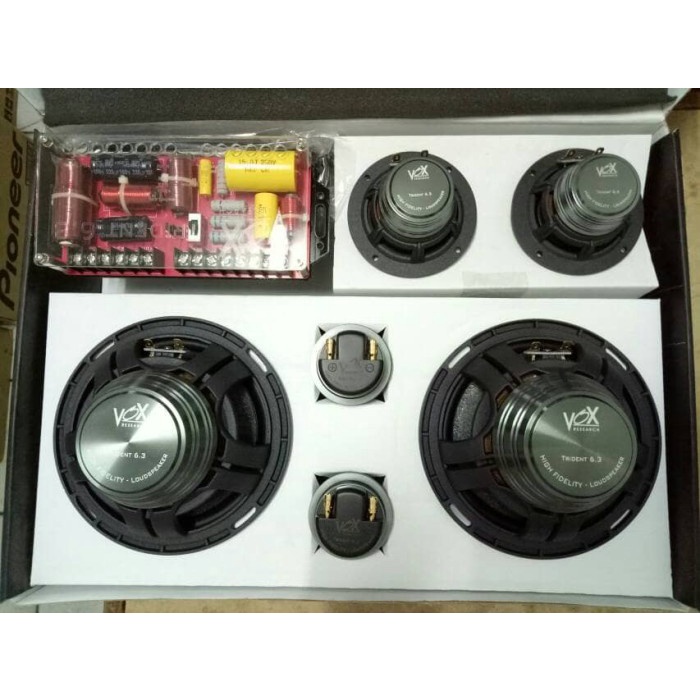 ✅Ori Speaker Vox Trident 6.3 / Spk Split Vox Research Trident 6.3 /3Way Vox Terbatas