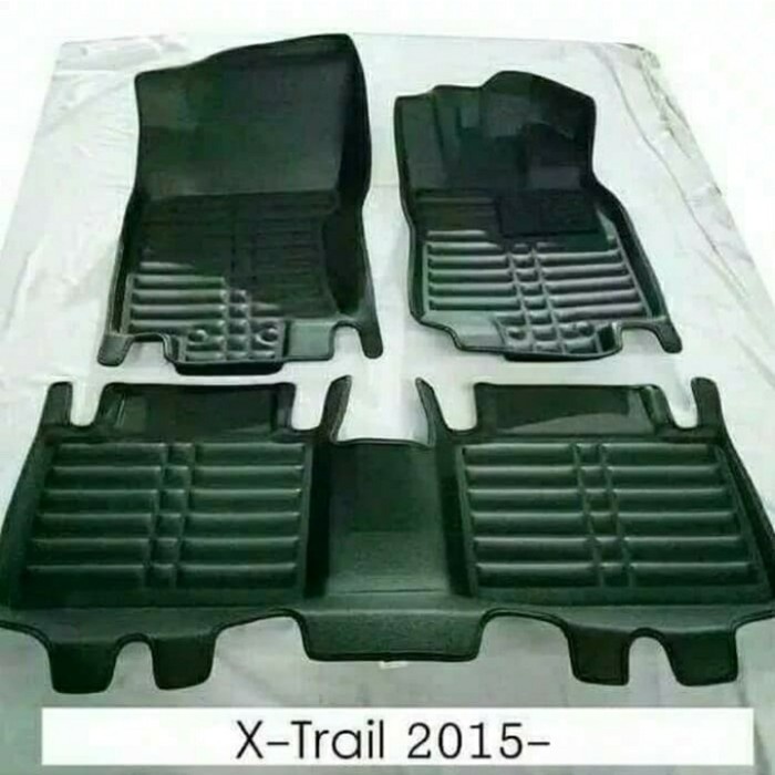 ✅New Ori Karpet Karpet Mobil 5D Premium 2 Baris Xtrail - Nissan Xtrail Hitam Terbatas