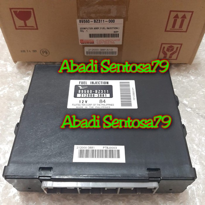 [Original] Ecu Komputer Computer Daihatsu Terios Toyota Rush 89560-Bz311 Asli Diskon