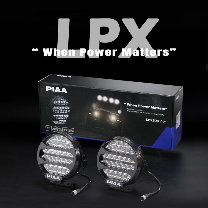 [Original] Lampu Sorot Led Mobil Piaa Lpx590 9 Inch 100W 5500K Ready Stock Limited