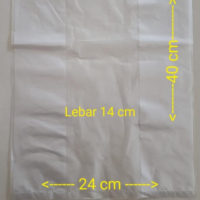 

><><><] Kantong Kresek Bening Tebal Uk 24 x 40 cm (+-70 pc)