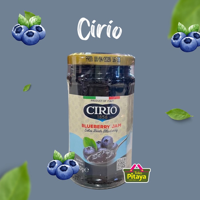 

favorit] Cirio Blueberry Jam 280 gr Selai Blueberry