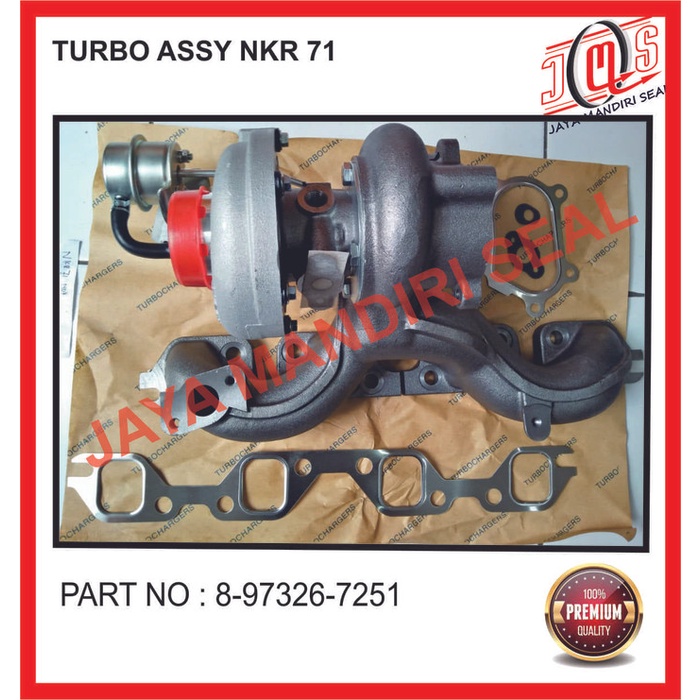 [Ori] Turbo Turbocharger Assy Asy Isuzu Nkr71 Nkr-71 Nkr 71 Ndk Terbatas