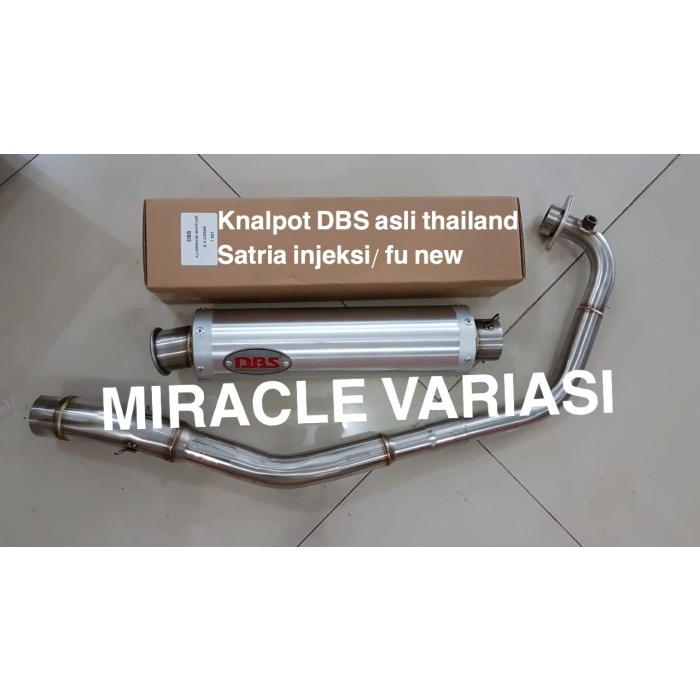 [Original] Knalpot Dbs Asli Thailand Suzuki Satria Fu Injeksi Fu New Terbatas