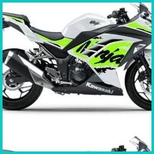 Striping Ninja 250 FI Custom Putih (Hijau) 16novz3 perkakas