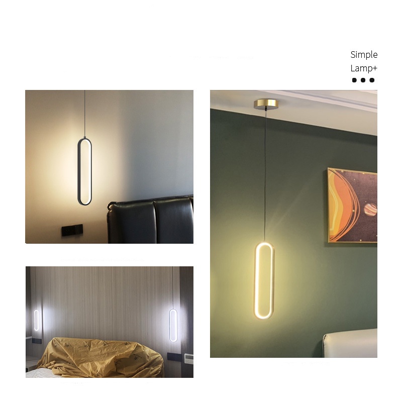 [Terbaru] Minimalis Nordic Lampu Gantung Kamar Tidur Kecil Lampu Hias Gantung Modern Dekorasi Kamar