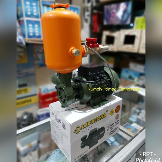 Pompa Air Pompa Dorong Pompa Booster Dabdeker 125 Watt