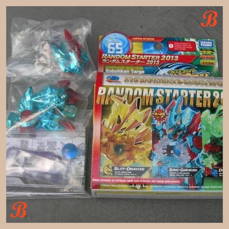 | anb | b-daman body random starter 2013 sonic=garuburn blue metalic ver
