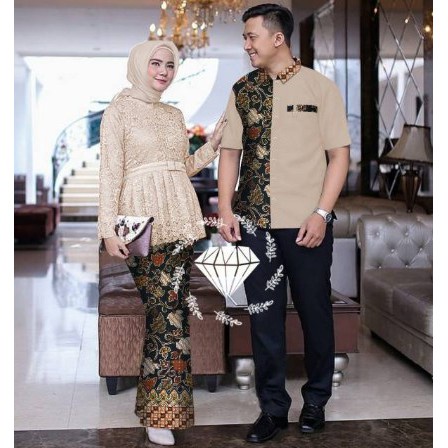 [WISE CHOISE GODRIC] Baju Gamis Couple Suami Istri Terbaru Kemeja Dan Gamis Batik Kombinasi Polos