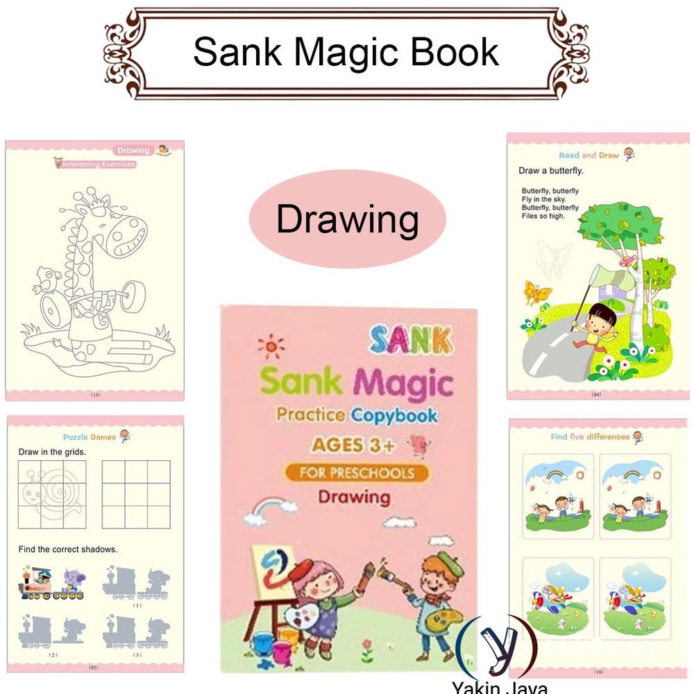 

Flash Sale - Sank Magic Book - Buku Belajar Menulis 3D Tulisan Hilang Sendiri